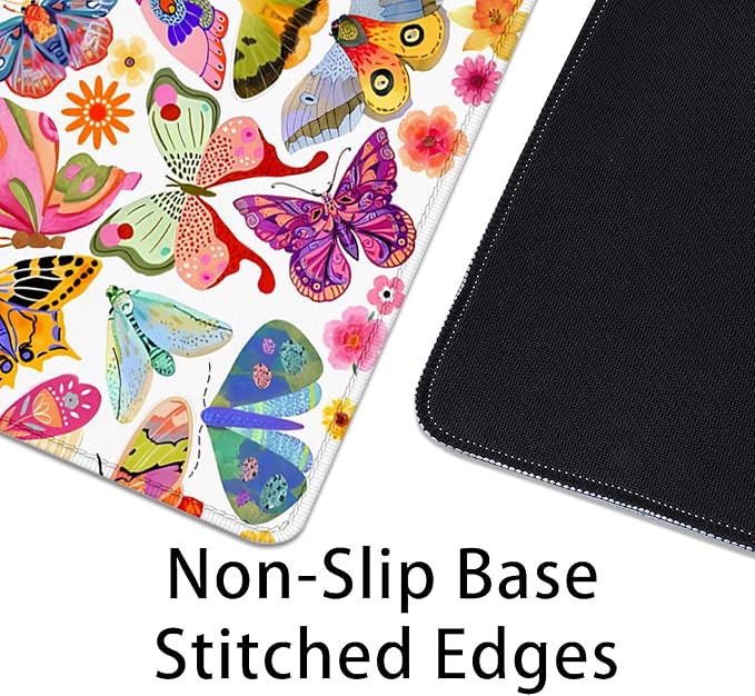 Colorful Butterfly Mouse Pad, Large Extend Mousepad Desk Pad - Image 6
