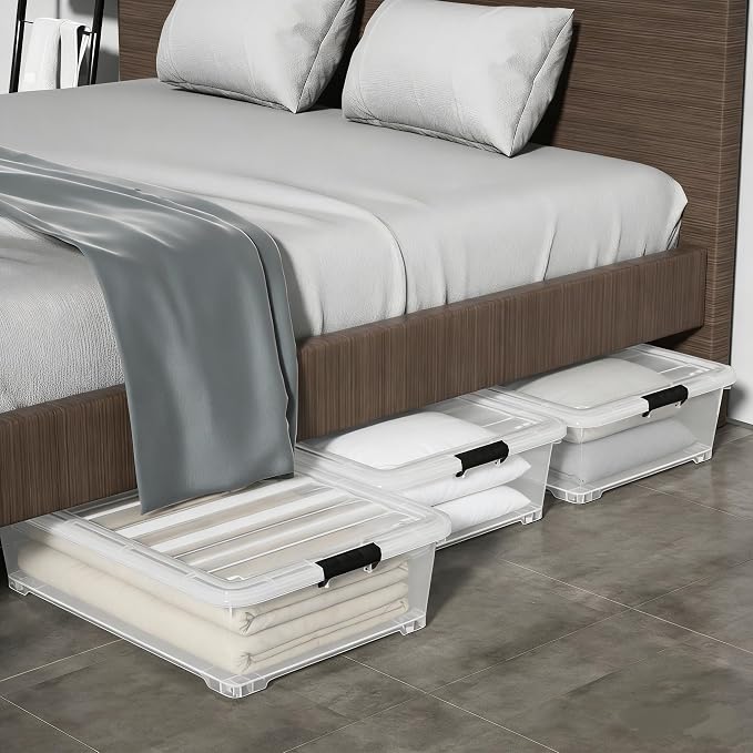 50 Quart Large Under Bed Storage Box - Image 5