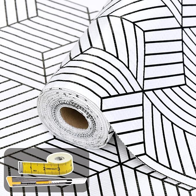 Shelf Liners for Kitchen Cabinets 17in x 30FT, Non Adhesive Cabinet Liner by Kimhan