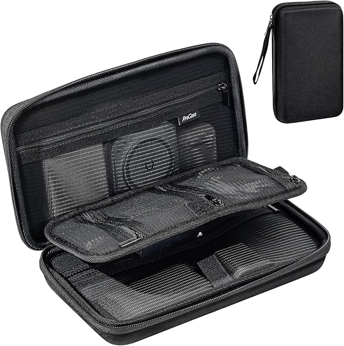 ProCase Large Hard Travel Electronic Organizer Case by ProCase