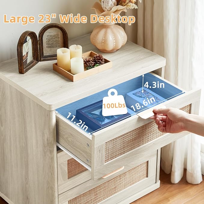 LEYAOYAO Boho Night Stands Set 2 - Image 7
