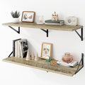 Deep Floating Shelves Wall Mounted, Living Room, Office by Acovy
