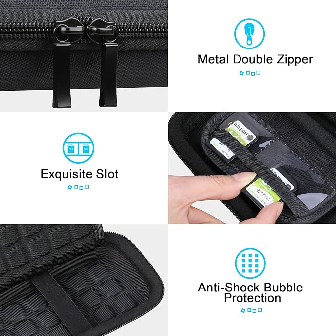 Lacdo Hard Carrying Case for SanDisk Extreme Pro/SanDisk Extreme Portable - Image 3