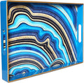 Spsyrine Decorative Tray, Plastic Rectangular Coffee Table Tray by Spsyrine