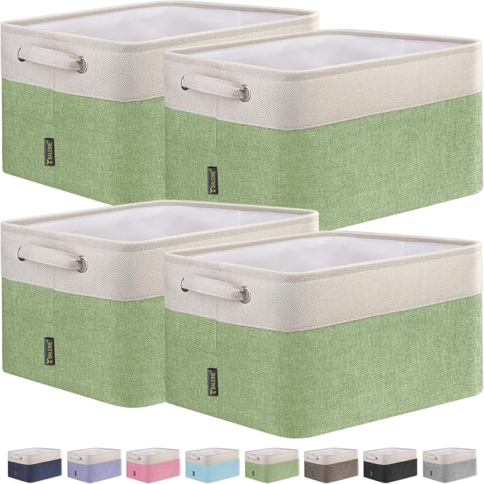 BALEINE 4 Pack Fabric Storage Bins by BALEINE