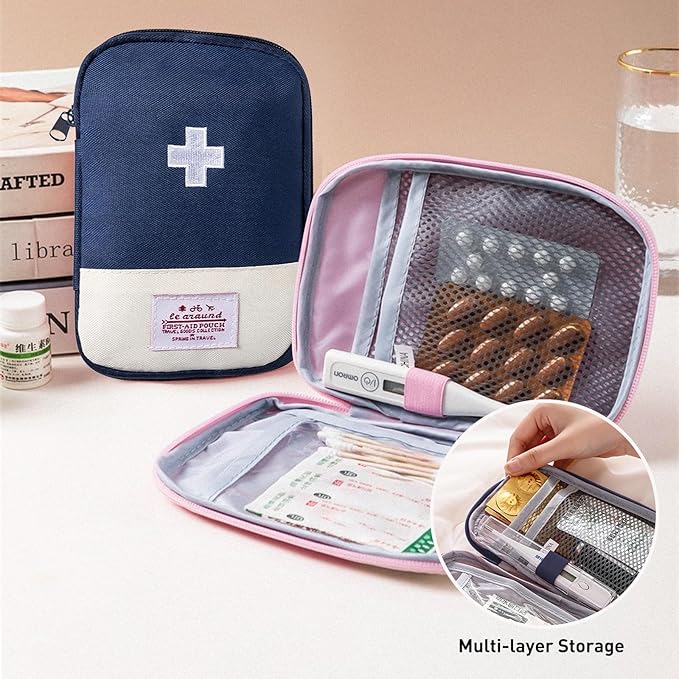Medication Organizer Storage Bag, Large Capacity Portable Pill Bottle Organizer - Image 3