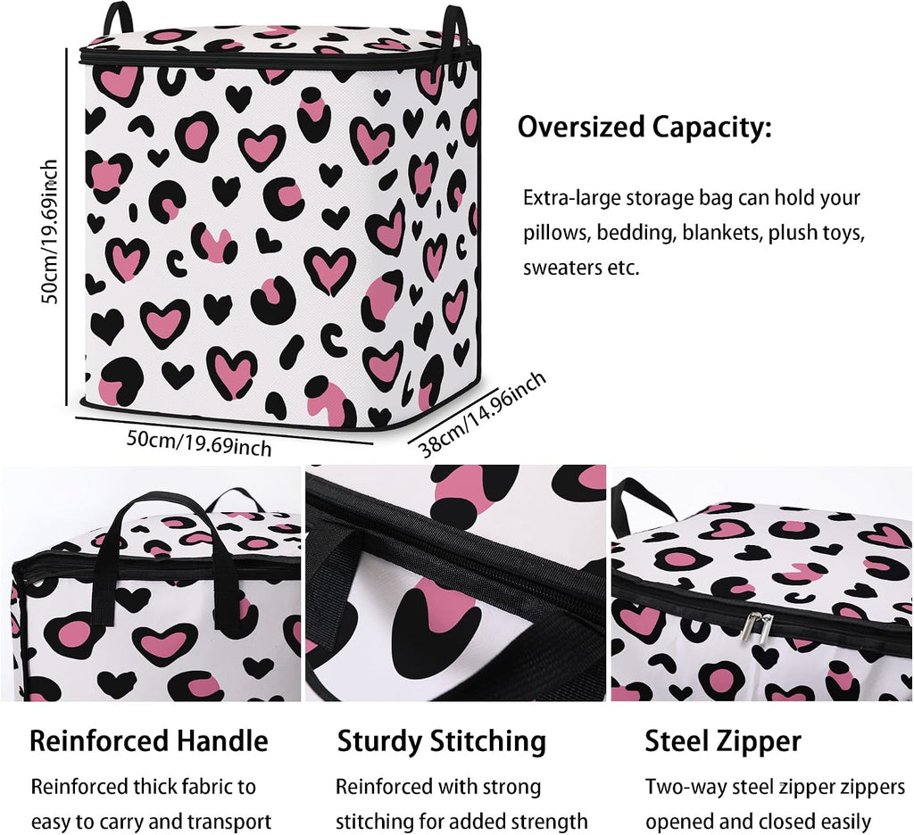 2pcs blanket storage bag for under bed,closet organizers 95L