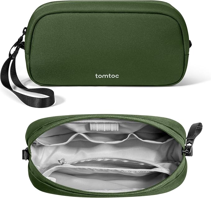 tomtoc Electronics Organizer Travel Case, Water Resistant Travel Bag Cable by tomtoc