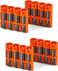 Storacell Slimline AA-4 Battery Storage Caddy and Dispenser, Holds 4 AA by Storacell