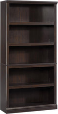 Sauder 5 Tier Book Shelf Wooden Bookcase Multipurpose Bookshelf by SAUDER%C2%AE