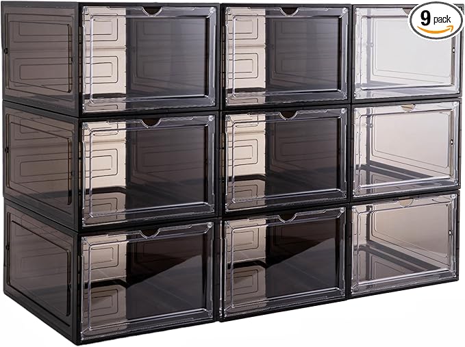Attelite X-Large Clear Plastic Shoe Boxes by Attelite