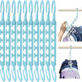 Wonder Hanger Max 10-Pack Space Saving Hangers, Reinforced Hooks Swivels 360° by WONDERHANGER