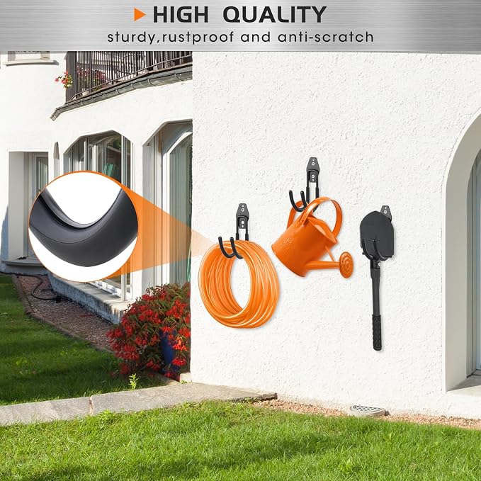 Garage Hanging Hooks Wall Mount, Garage Tool Storage Hooks, Wall Hangers - Image 4