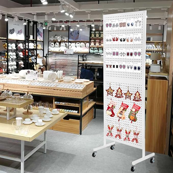 Eastern Tree Metal Pegboard Display Stand 2'x 5' - Image 4