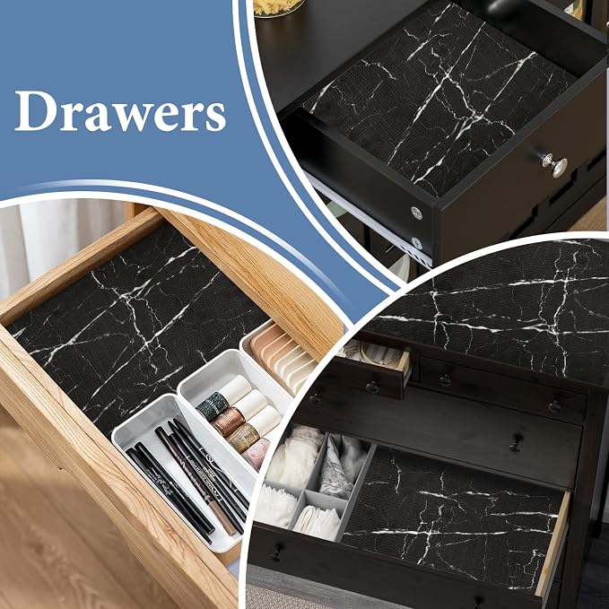 Drawer and Shelf Liner for Kitchen Cabinet: 17 in X 20 Ft Non Slip Waterproof - Image 5