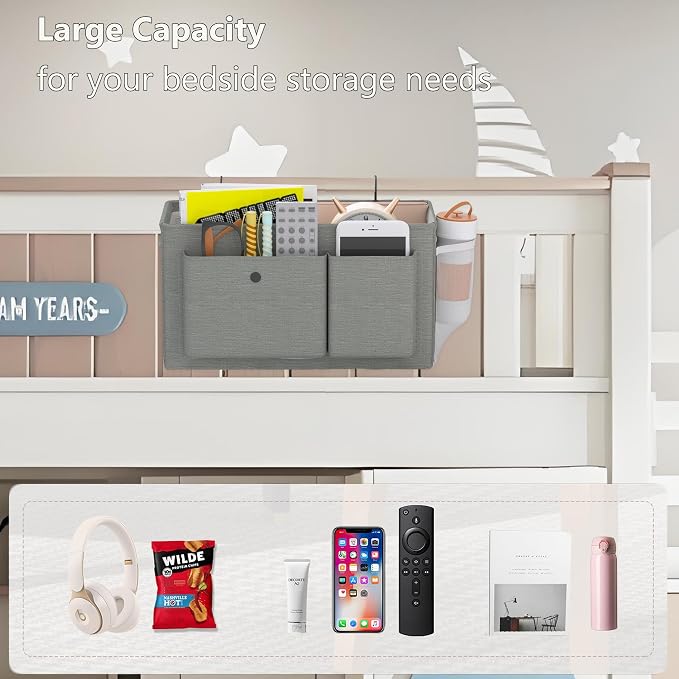 Bedside Caddy Bedside Organizer - Image 5