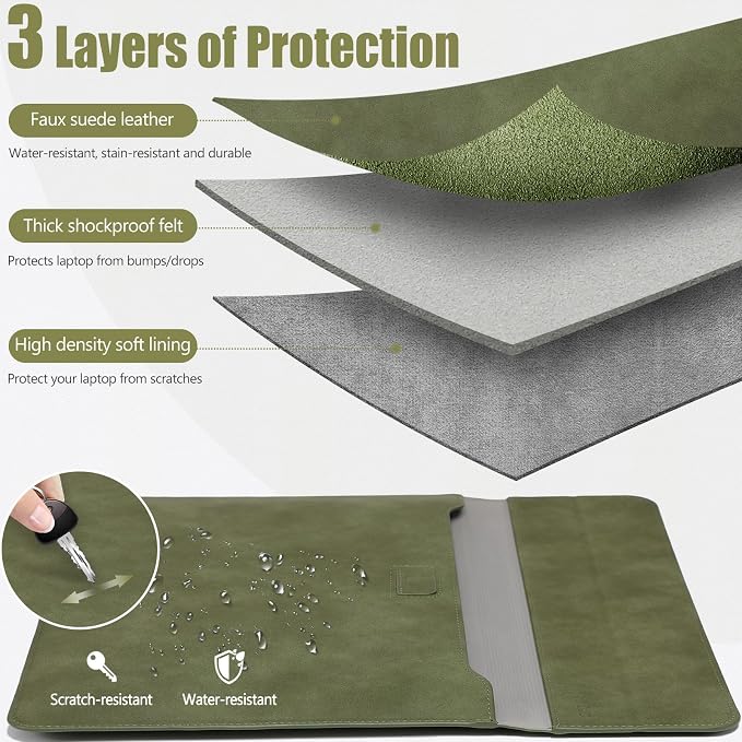 HYZUO 15-16 Inch Laptop Sleeve Case - Image 3
