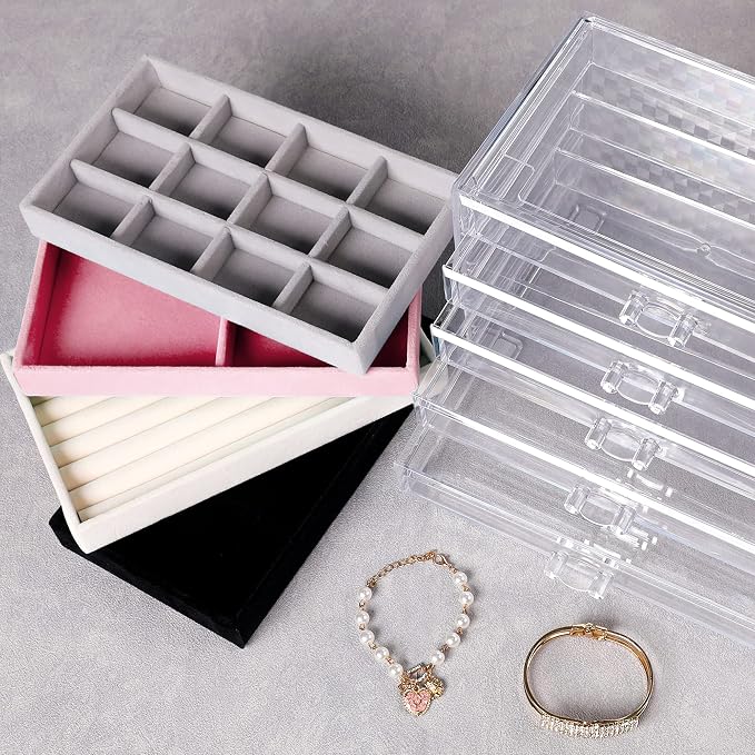 Frebeauty Extra Large Acrylic Jewelry Box - Image 3