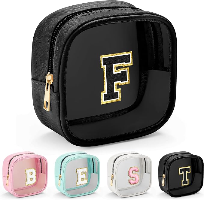 YOOLIFE Initial Makeup Bag Travel Toiletry Bag by YOOLIFE
