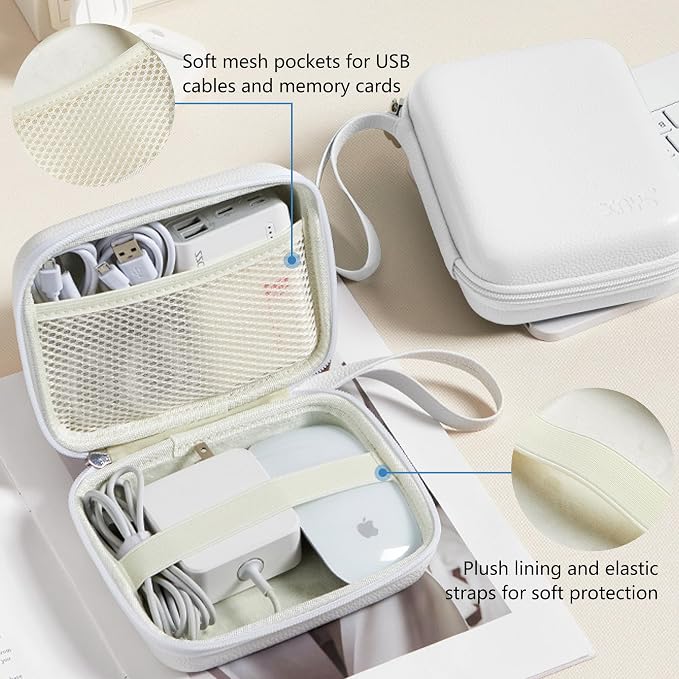 Charger Case for Macbook, Portable Tech Electronic Organizer Bag, Travel - Image 5