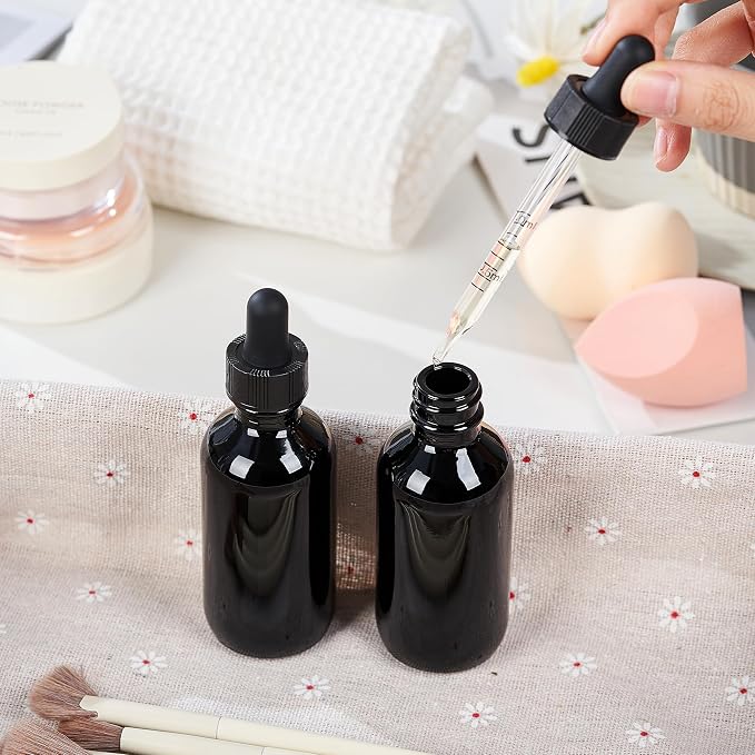 48 Pcs, 2oz Glass Dropper Bottle, Leakproof Tincture Bottles - Image 6