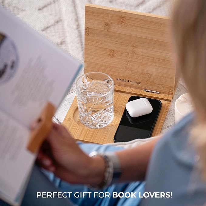 Bamboo Triangle Book Holder Stand – Perfect - Image 5