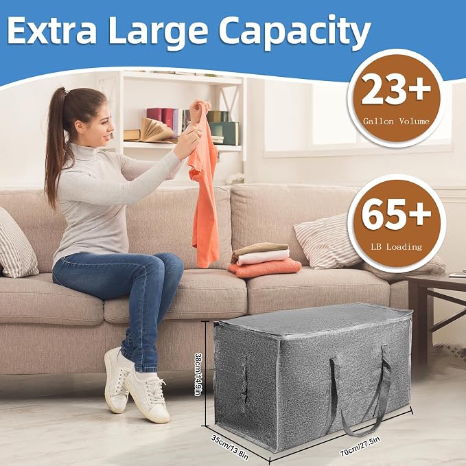 12 Pack-Extra Large Heavy Duty Moving Bags - Image 3