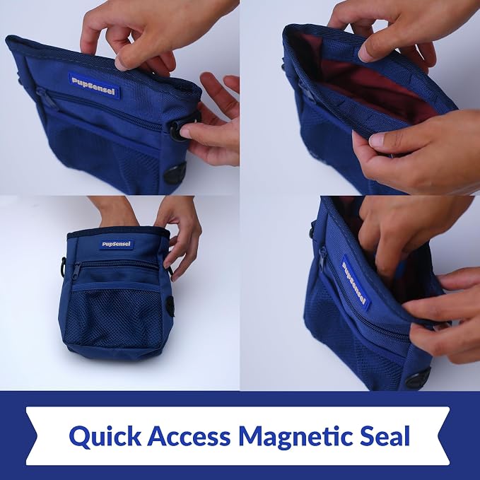 Dog Treat Pouch, Durable Oxford Polyester, No-Spill Magnetic Closure, Treat - Image 5