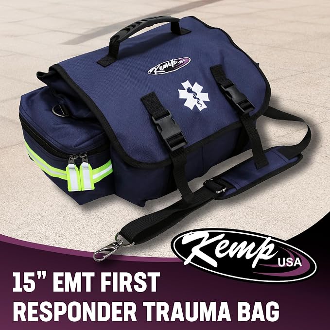 Kemp USA EMT First Responder Trauma Bag, First Aid & Survival Gear - Image 2