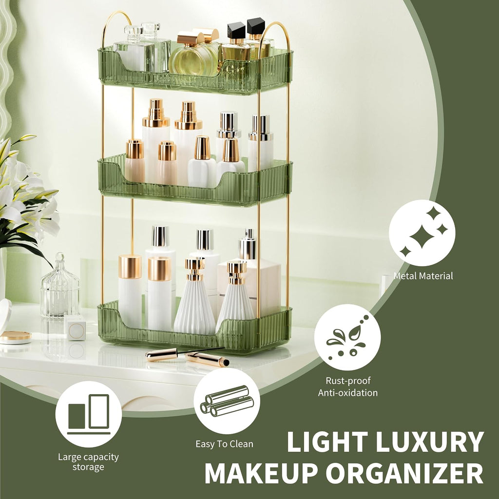 YCIA&DONE Bathroom Organizer Countertop, Makeup Storage, Skincare