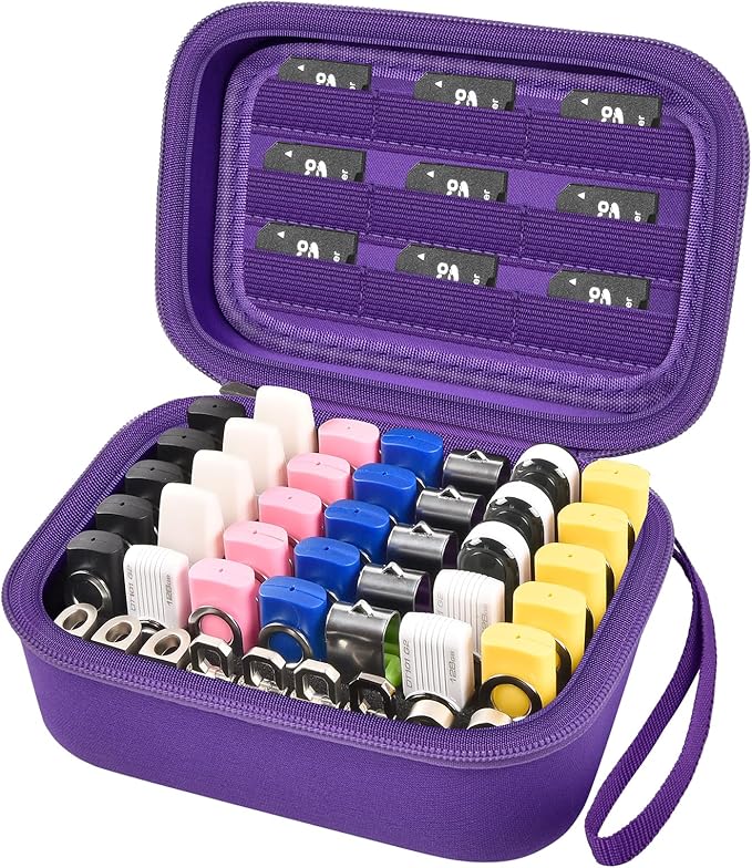 Comecase USB Flash Drive Case, Thumb Drive, Memory Card SD SDXC SDHC Card by COMECASE