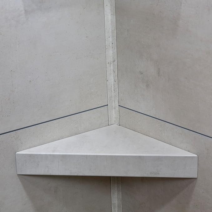 Palisade Vinyl Waterproof Corner Shower Shelf in Wintry Mix - Image 5