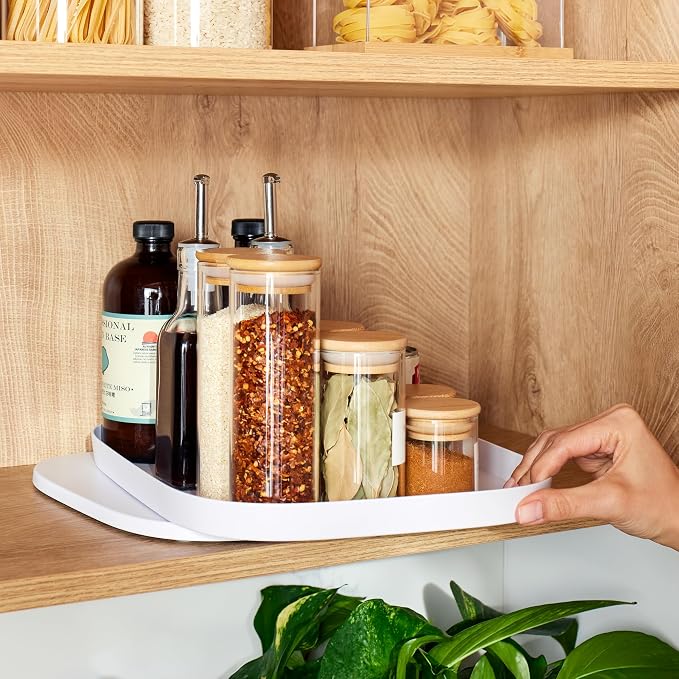 YouCopia MagicTrack Rectangle Lazy Susan Turntable: Kitchen & Bathroom Pantry - Image 6