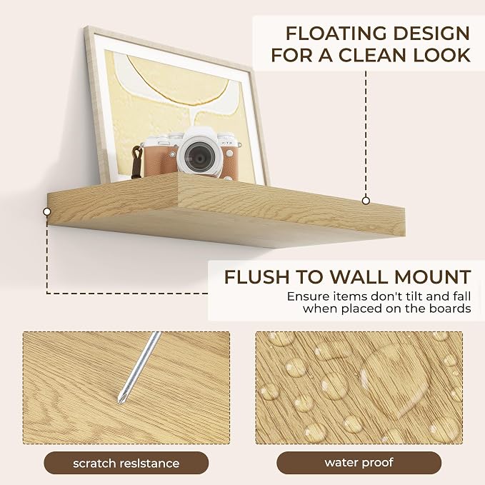 RICHFOCUS 16Inch Floating Shelves - Image 6