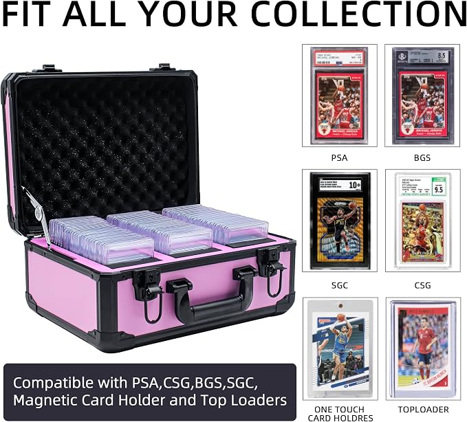 Graded Card Storage Box; Durable Sports, PSA Card Storage Case- Trading Card - Image 4