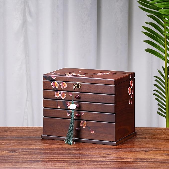 Vintage Wooden Jewelry Boxes - Image 3