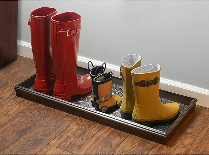 Good Directions Medium Boot Tray, Double Circles Multi-Purpose All Weather - Image 4