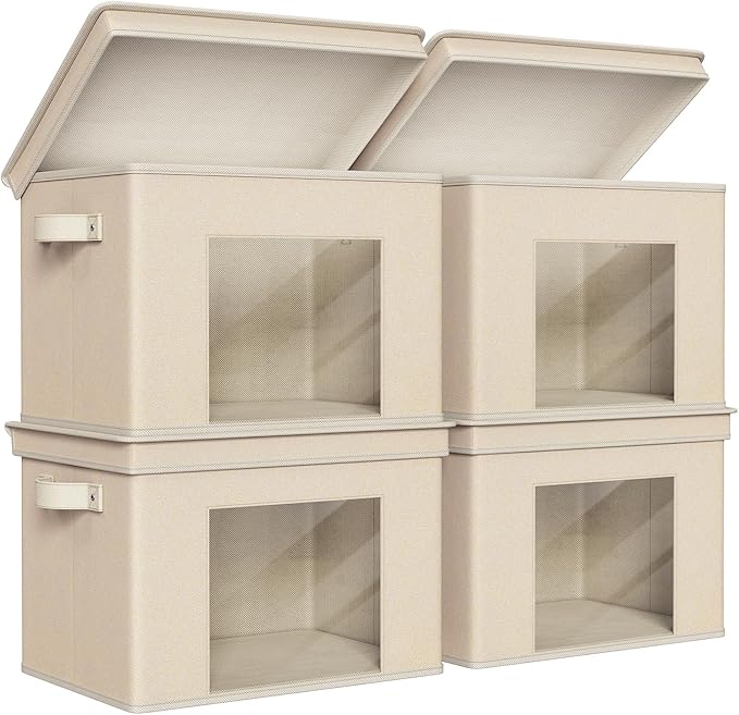Univivi Foldable Fabric Storage Boxes Large Storage Bins by Univivi