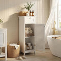 Modern Style Bathroom Storage Cabinet Made of Sturdy MDF Equipped by Unknown
