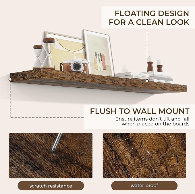 RICHFOCUS 55Inch Floating Shelves - Image 5