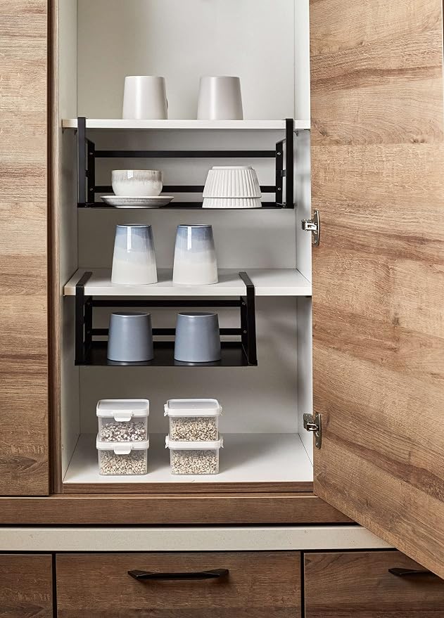 Nxconsu 2Pack Under Shelf Storage Basket Organizer Hanging Holder - Image 9