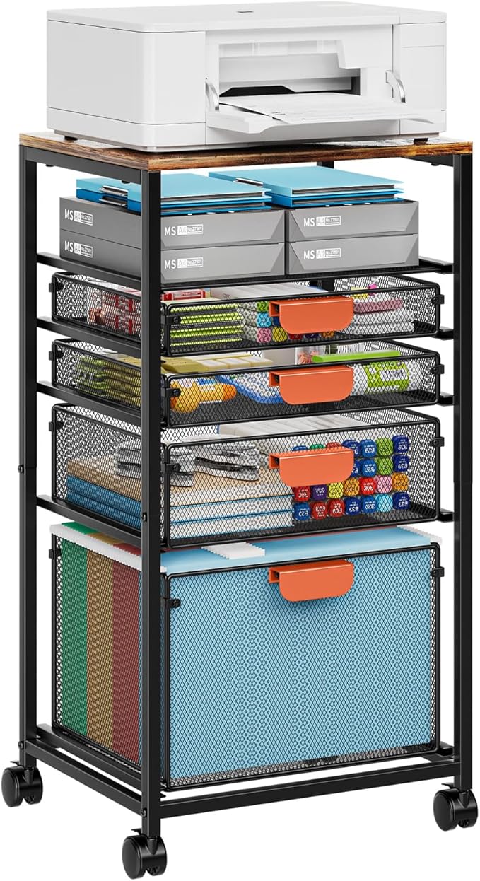 Marbrasse Rolling File Cart by Marbrasse