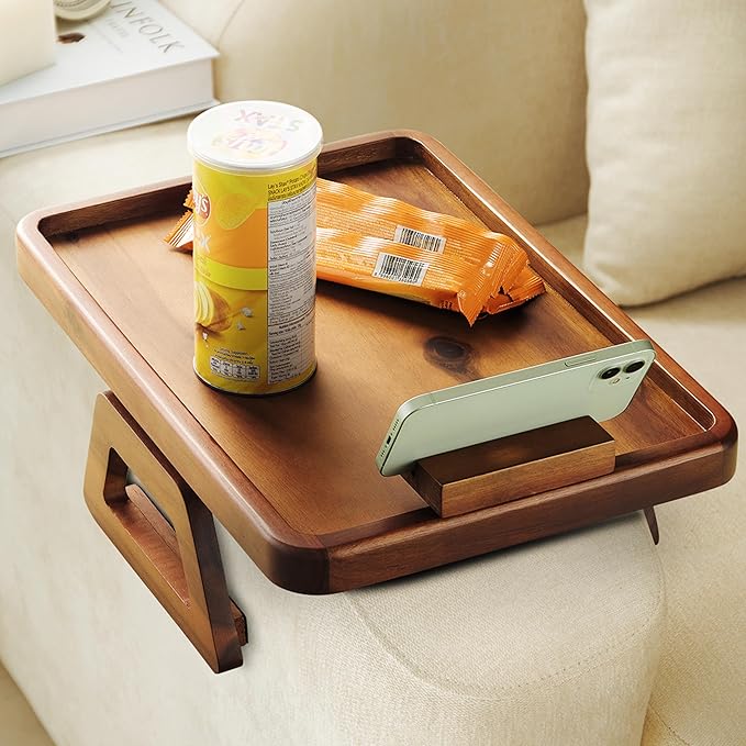 Tinamo 15.7" x 11" Large Couch Arm Table by TINAMO