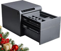 Jewelry Safe with Drawers，Biometric Fingerprint safe, Slide-Away Handgun Safe by SecureYourWorld