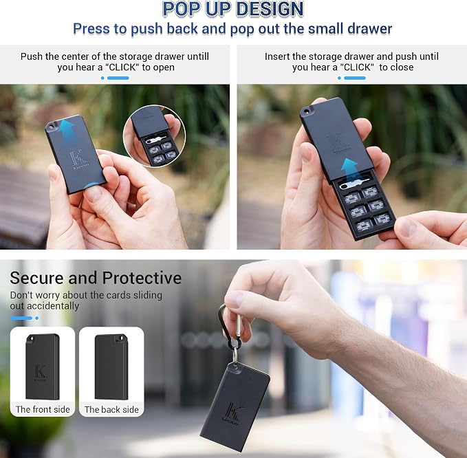 Pop-up Small TF Memory Card Case Holder - Image 3