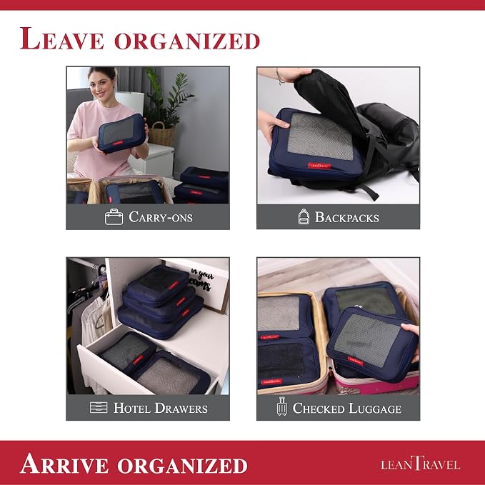 LeanTravel Compression Packing Cubes - Image 8
