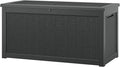 NUNU LAB 300 Gallon Outdoor Storage Box, Resin Large Sturdy Deck Box, Backyard by NUNULAB