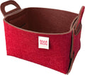 Collapsible Felt REDCHOCO Storage Bin Small 7.1"x5.1"x5.1" – Foldable