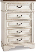 Signature Design by Ashley Realyn Vintage 5 Drawer Chest by SignatureDesignbyAshley