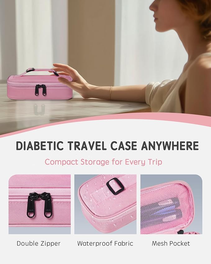 Insulin Vial Cooler Travel Case TSA Approved 300g Reusable Ice Brick Insulin - Image 6